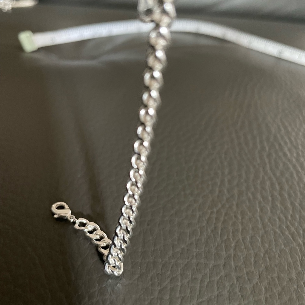 Sterling Silver Chain Bracelet unisex - Picture 4 of 7